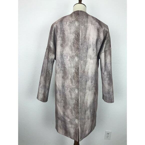 Maison Scotch Open Front Stretch Lined Carcoat Coat - Picture 4 of 12